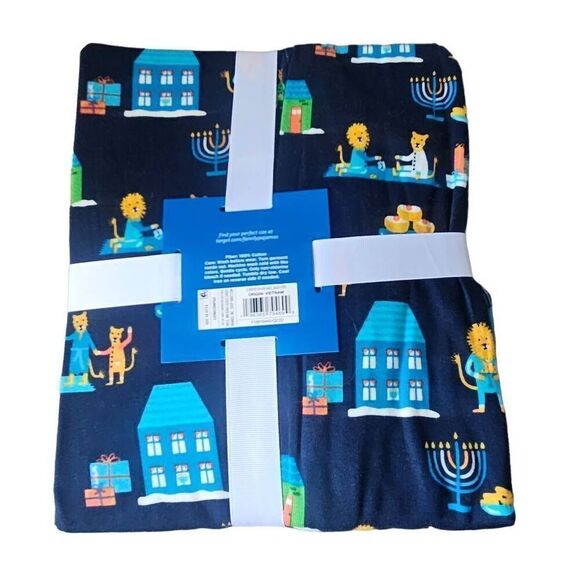 Family sleep Hanukkah womens plus 2X bluepajama set - Picture 2 of 6